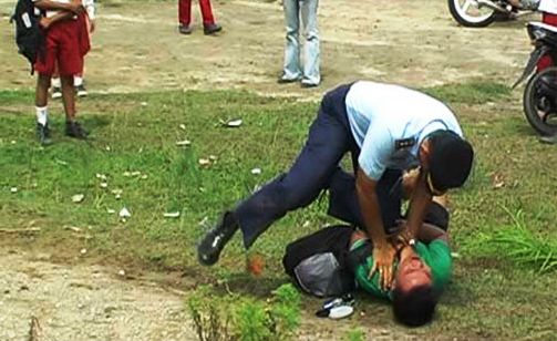 Prajurit TNI-AU Diduga Aniaya Wartawan di Palembang